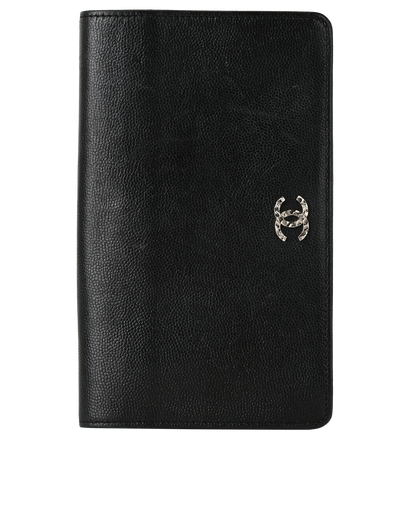 Chanel CC Logo Bifold Wallet, &pound;310, Accessories, Black, Leather, Front view